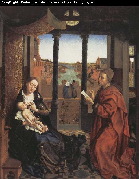 Roger Van Der Weyden Saint Luke Drawing the Virgin and Child